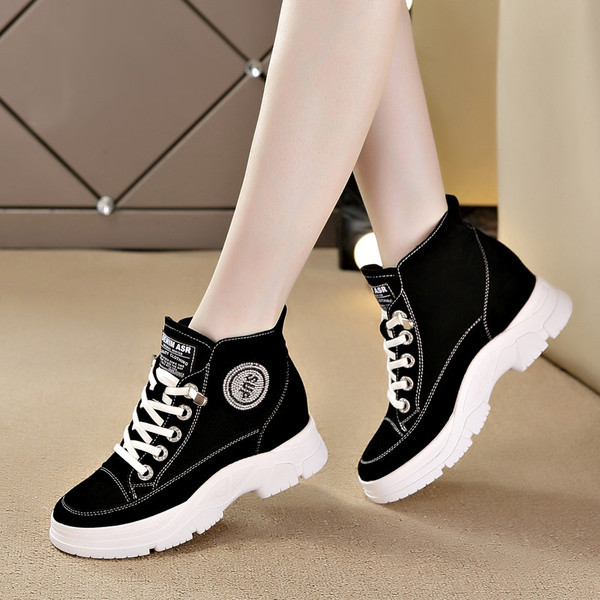 Női alkalmi cipők fűzővel - meleg béléssel vagy anélkül