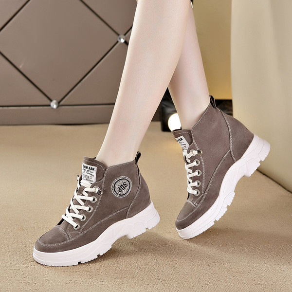 Női alkalmi cipők fűzővel - meleg béléssel vagy anélkül