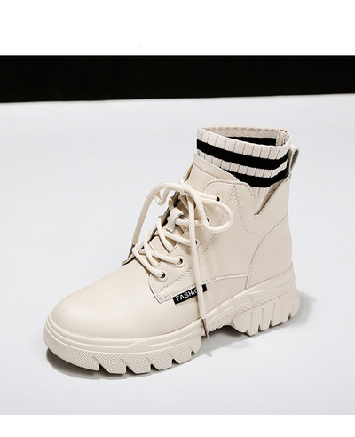 Női alkalmi csizma eko bőrből készült fűzős fekete színben