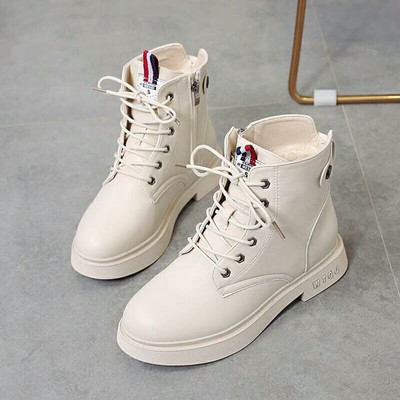 Naiste vabaaja saapad kunstnahast paelte ja pehme voodriga