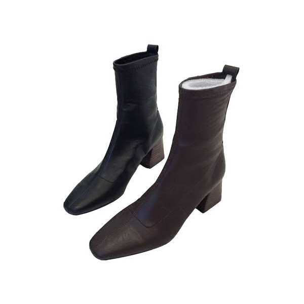 Uus mudel kandilise kontsaga naiste saapad - kunstnahk