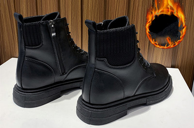 Μοντέρνες γυναικείες έκο δερμάτινες μπότες σε διάφορα μοντέλα