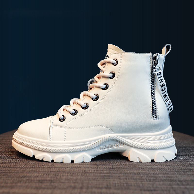 Alkalmi csizma cipzárral és fűzővel