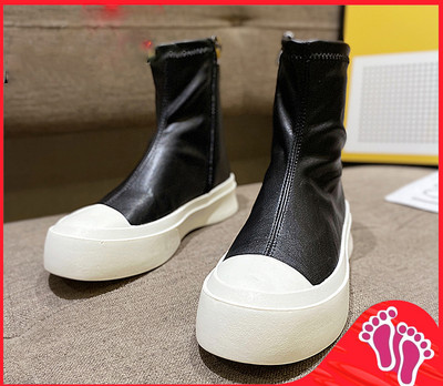 Casual γυναικείες μπότες με ψηλή πλατφόρμα