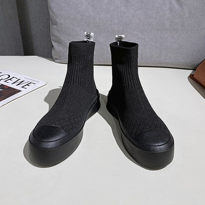 Casual γυναικείες μπότες με ψηλή πλατφόρμα