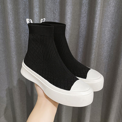 Casual γυναικείες μπότες με ψηλή πλατφόρμα