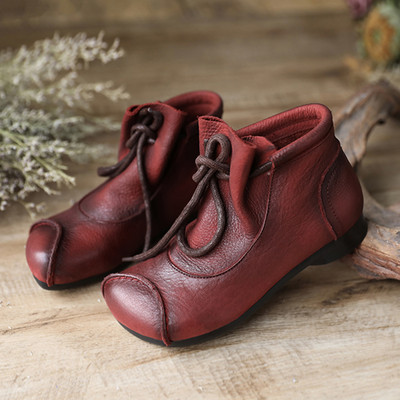 Naiste retrostiilis paeltega nahksaapad