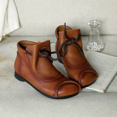 Naiste retrostiilis paeltega nahksaapad