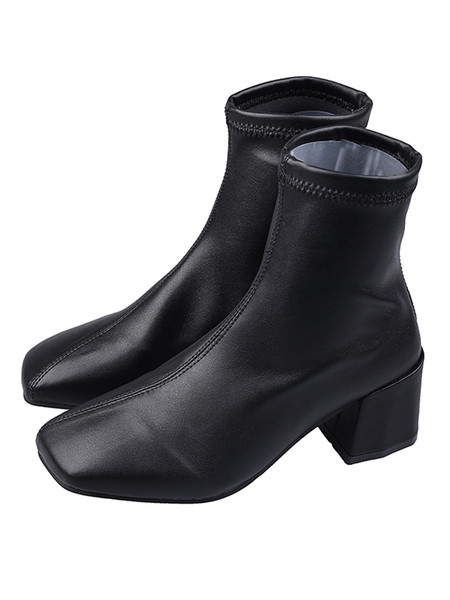 Bőr női csizma 6 cm sarokkal