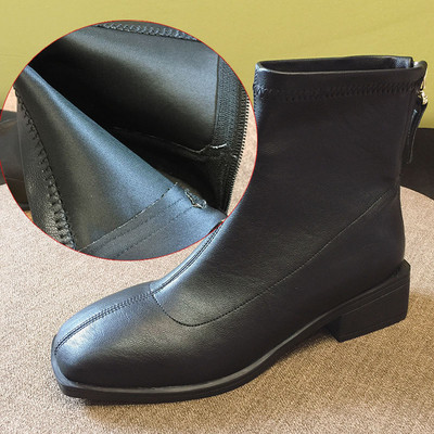 Γυναικείες μπότες με χαμηλό τακούνι - με ή χωρίς επένδυση