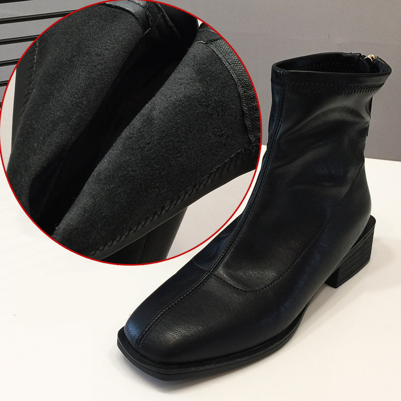 Γυναικείες μπότες με χαμηλό τακούνι - με ή χωρίς επένδυση