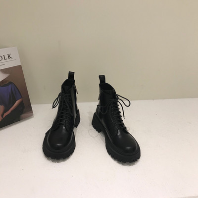 Sieviešu moderni ādas zābaki ar rāvējslēdzēju vai šņorēm