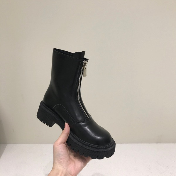 Sieviešu moderni ādas zābaki ar rāvējslēdzēju vai šņorēm