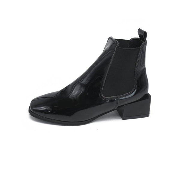 Alkalmi csizma elasztikus lekerekített modellel