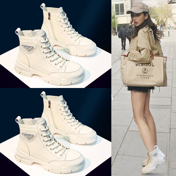 Alkalmi női tornacipő cipzárral és fűzővel