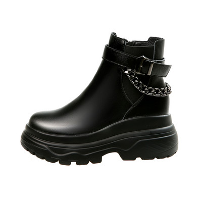 Γυναικείες μπότες σουέτ με μεταλλικό στοιχείο - δύο μοντέλα