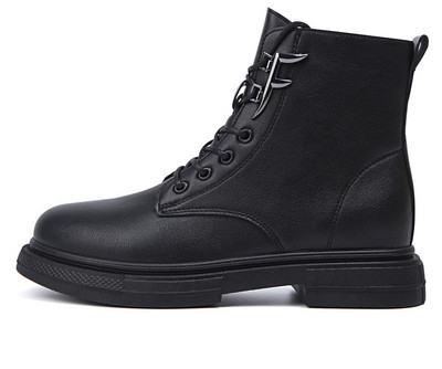 Γυναικείες έκο δερμάτινες μπότες με κορδόνια - διάφορα μοντέλα