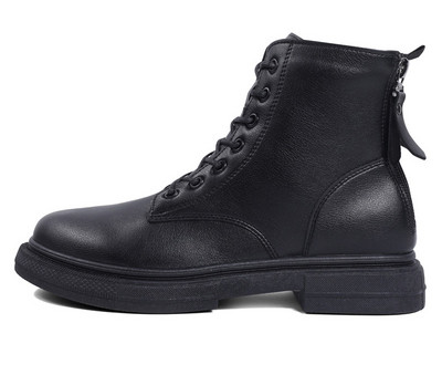 Γυναικείες έκο δερμάτινες μπότες με κορδόνια - διάφορα μοντέλα