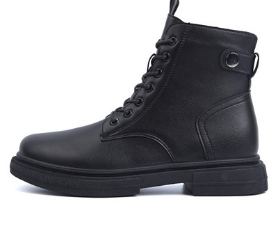 Γυναικείες έκο δερμάτινες μπότες με κορδόνια - διάφορα μοντέλα