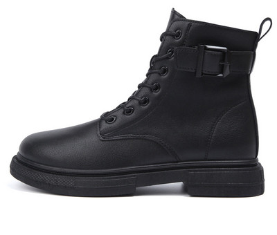 Γυναικείες έκο δερμάτινες μπότες με κορδόνια - διάφορα μοντέλα