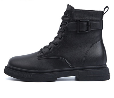 Γυναικείες έκο δερμάτινες μπότες με κορδόνια - διάφορα μοντέλα