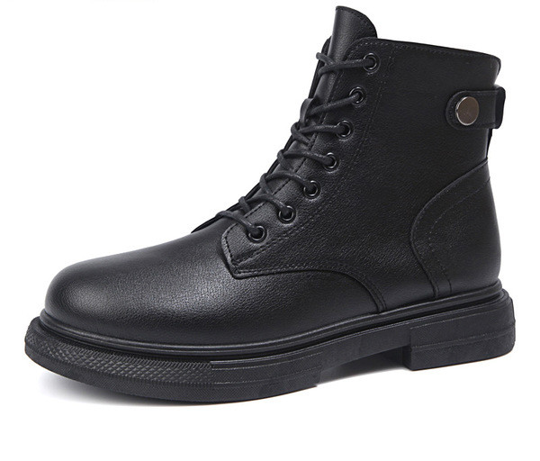 Γυναικείες έκο δερμάτινες μπότες με κορδόνια - διάφορα μοντέλα