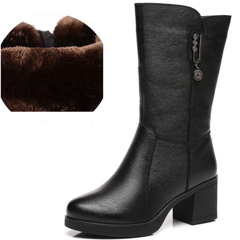 Naiste ökonahast saapad paksusega 4,5 cm kontsaga - kaks mudelit