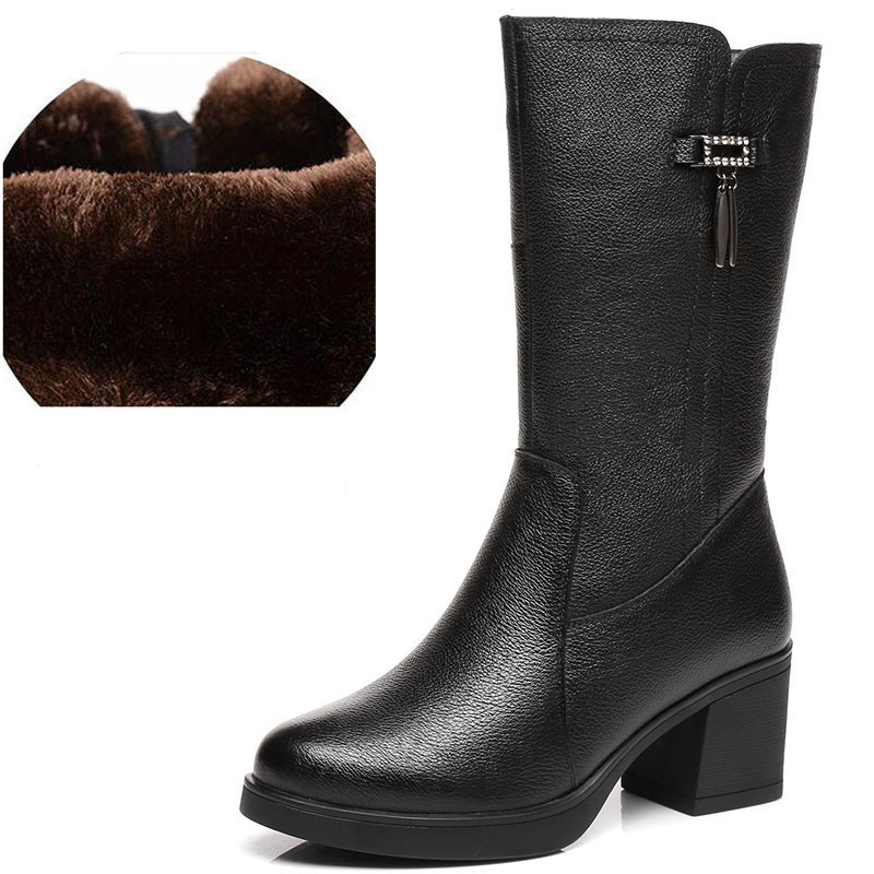 Naiste ökonahast saapad paksusega 4,5 cm kontsaga - kaks mudelit