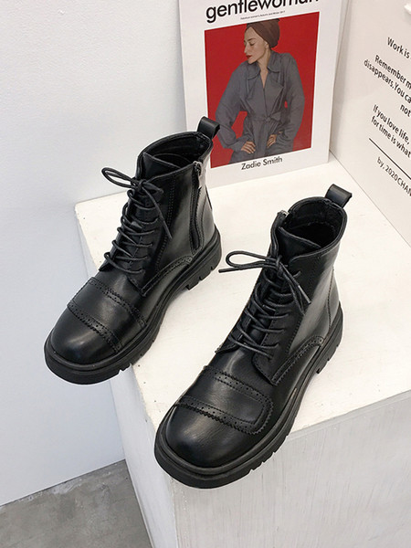 Aktuāli melni sieviešu zābaki no eko ādas