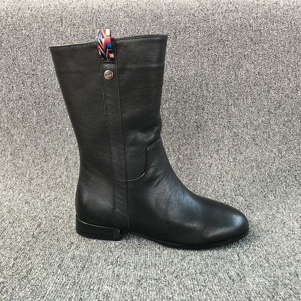 Lapos talpú őszi bőrcsizma