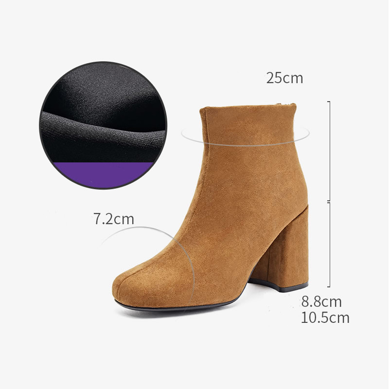 Öko velúrból készült hegyes modell női csizma - többféle modell