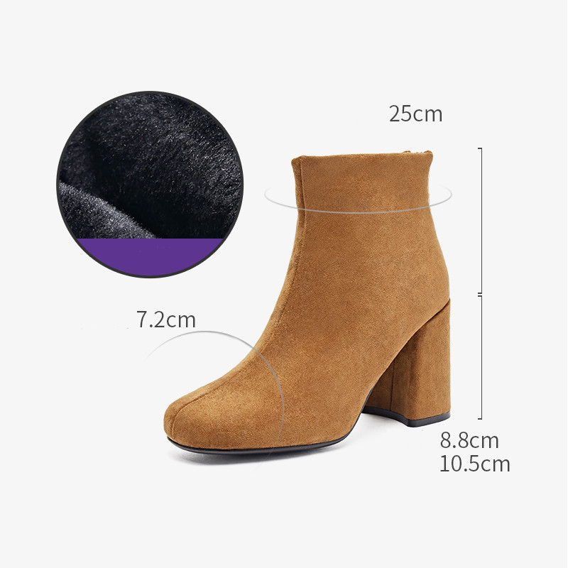 Öko velúrból készült hegyes modell női csizma - többféle modell