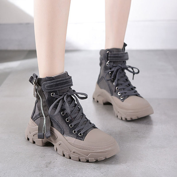 Női alkalmi téli tornacipő durva talppal