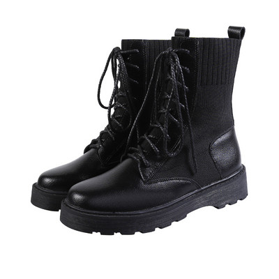 Alkalmi női bőrcsizma puha béléssel és anélkül