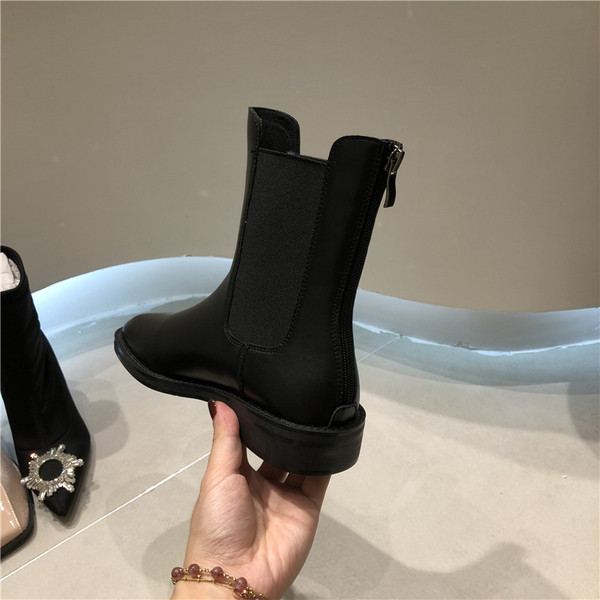 Ženske čizme obični model sa lastikom