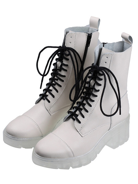 Moodsad naiste ökonahast saapad krobelise talla, paelte ja lukuga