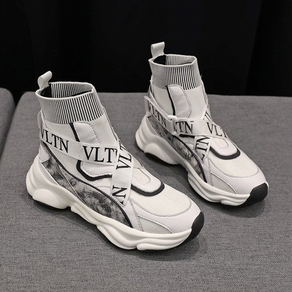 Női hétköznapi téli tornacipő típusú zokni