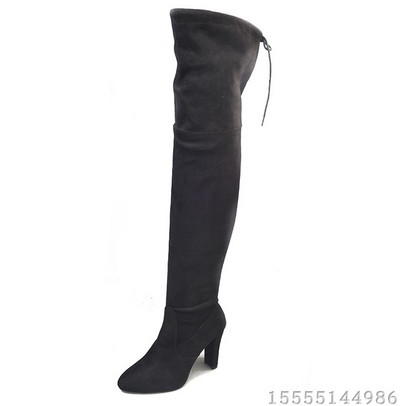 Νέο μοντέλο γυναικείες μπότες με ψηλό τακούνι 