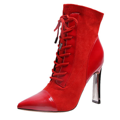 Moodsad naiste terava otsaga saapad kontsa kõrgusega 10 cm