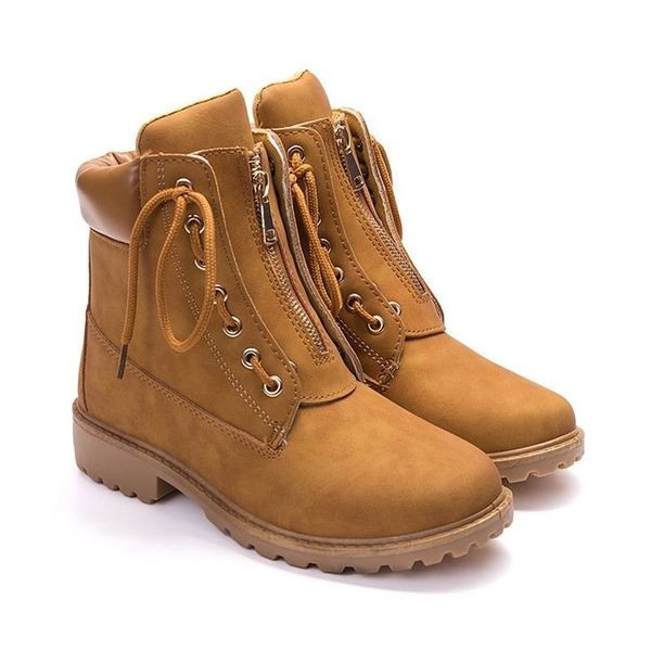 Női velúr csizma cipzárral és fűzővel