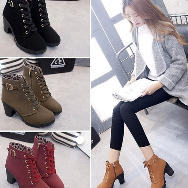 Ženske casual čizme na debelu petu u više boja