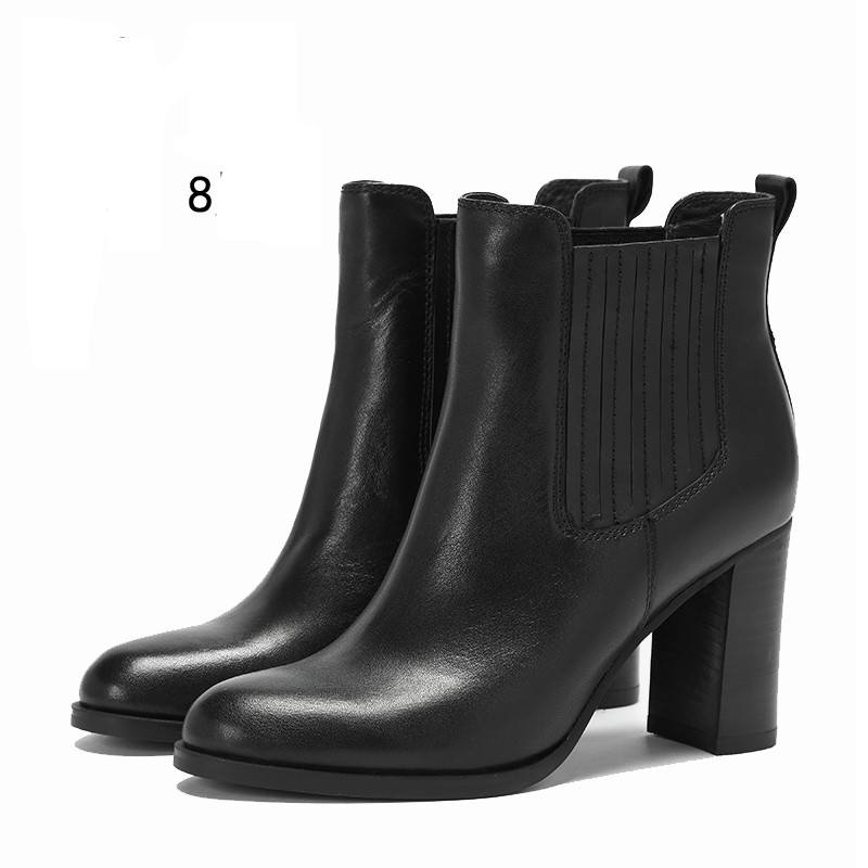 Női csizma műbőrből, sarokkal - különböző modellek