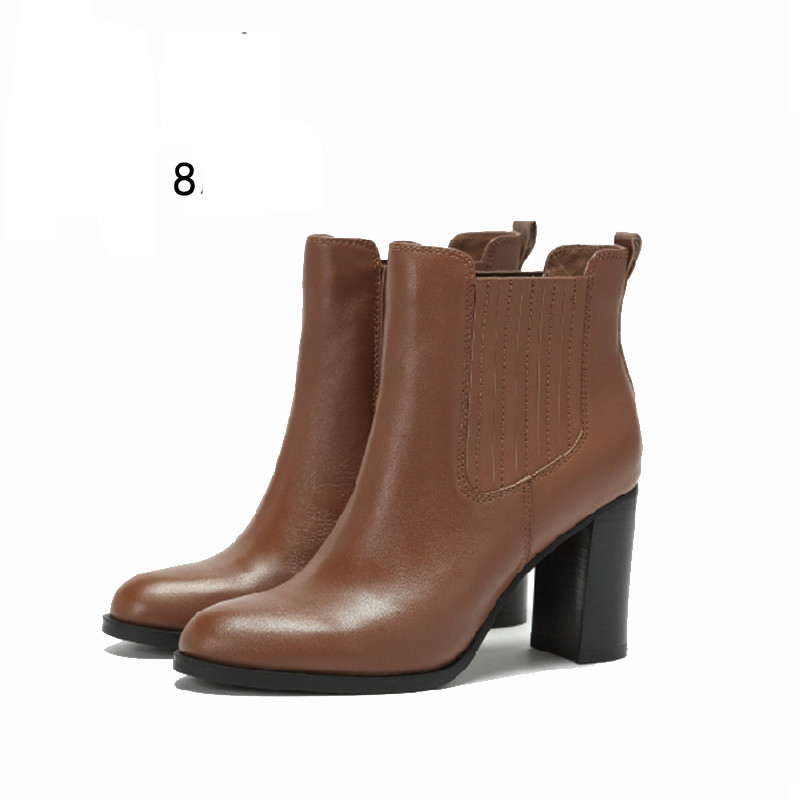 Női csizma műbőrből, sarokkal - különböző modellek