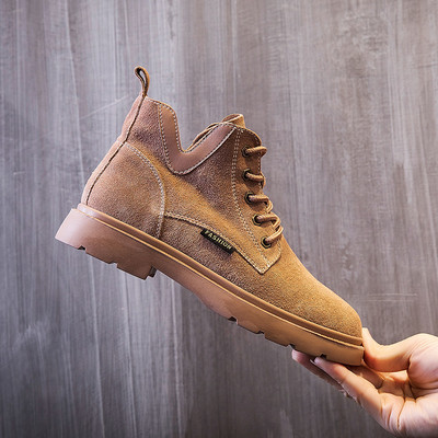 Ženske zimske čizme od eko brušene kože