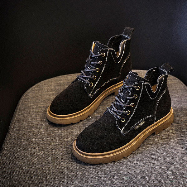 Ženske zimske čizme od eko brušene kože