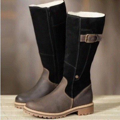 Moodsad pandlaga ja sooja voodriga naiste saapad