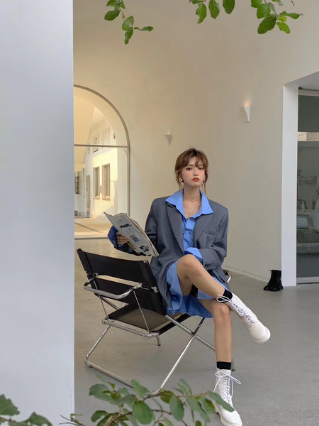 Актуални боти от еко кожа с равна подметка и връзки