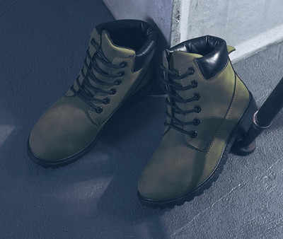 Дамски ежедневни зимни боти от еко кожа