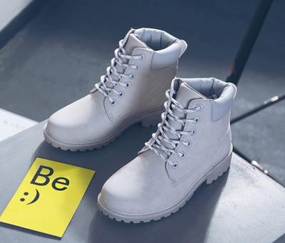 Дамски ежедневни зимни боти от еко кожа