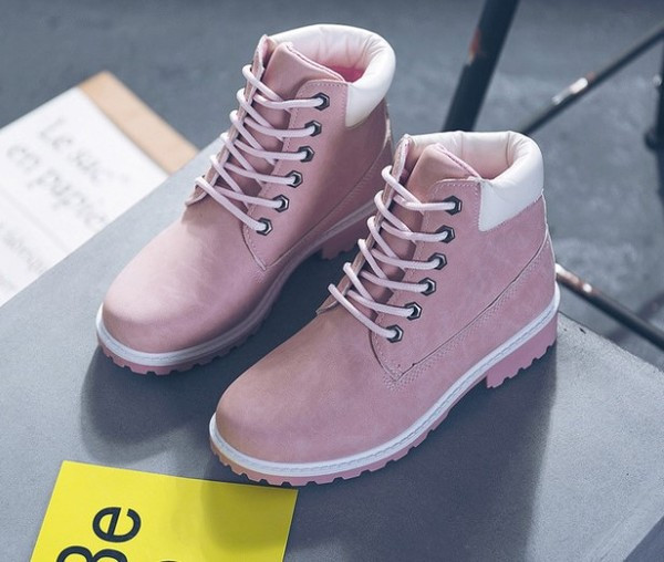 Дамски ежедневни зимни боти от еко кожа